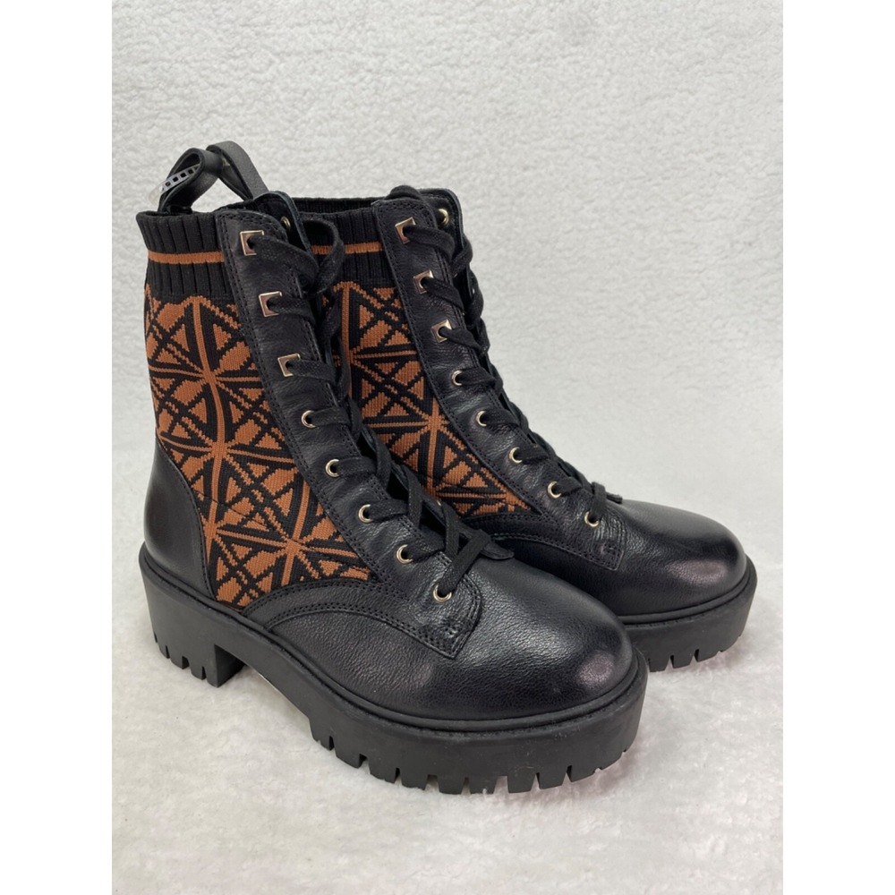 Antonio‎ Melani size 6 Dempsayy Lace - Up Lug Sole Combat Boot  20th Anniversary
